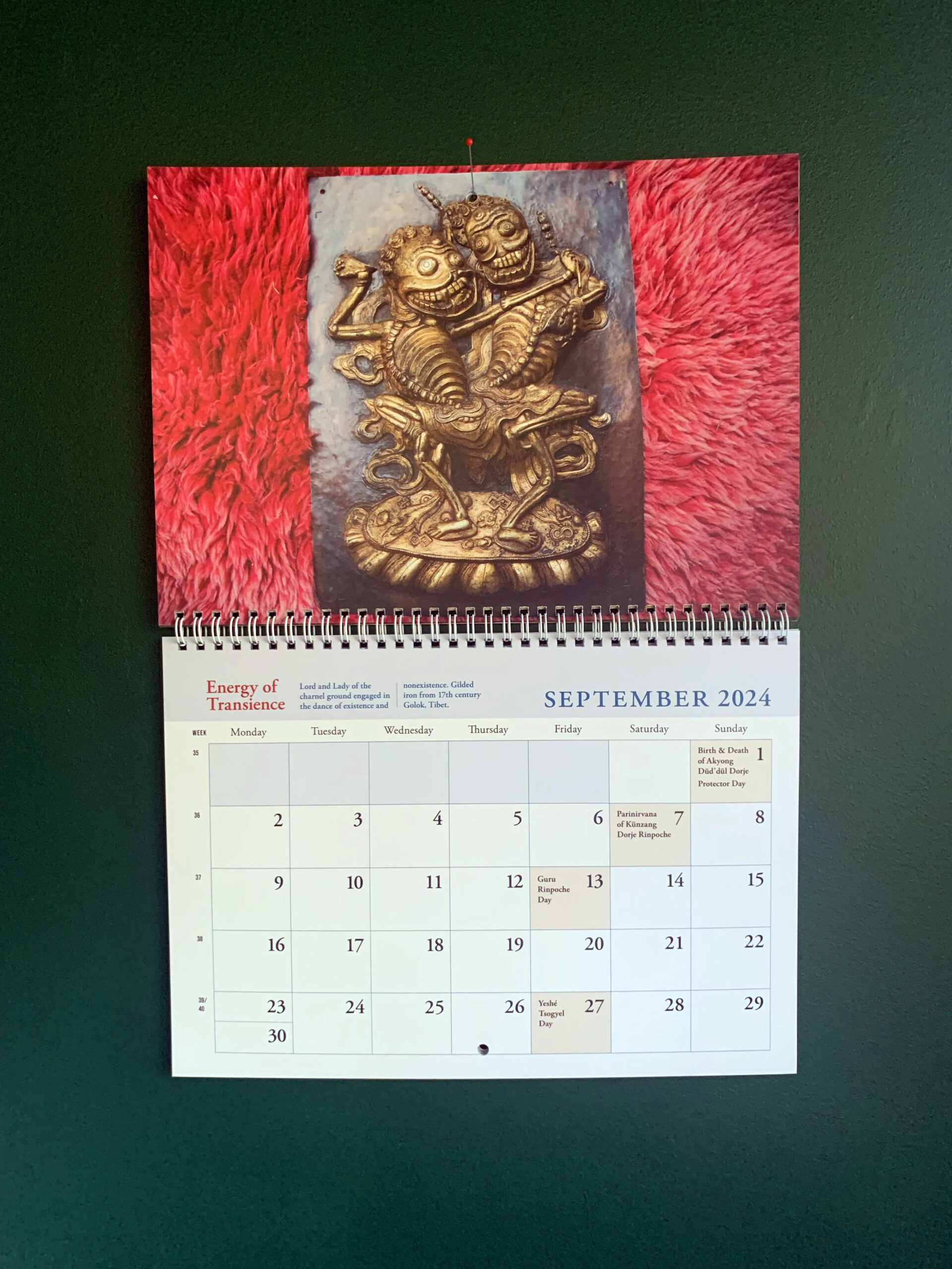 Drala Jong calendar