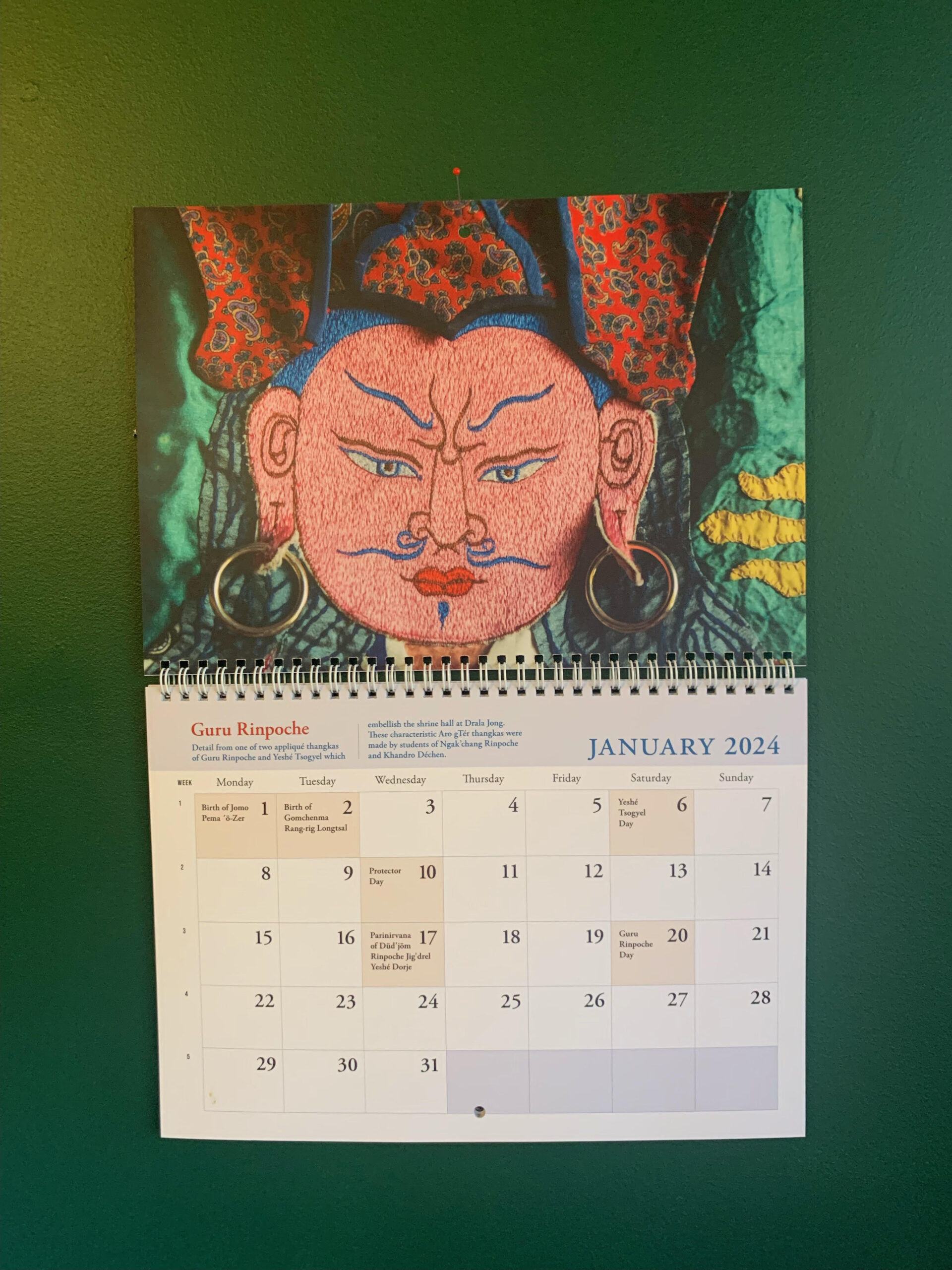 Drala Jong calendar